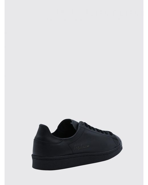 Y-3 Black Superstar Leather Sneakers for men