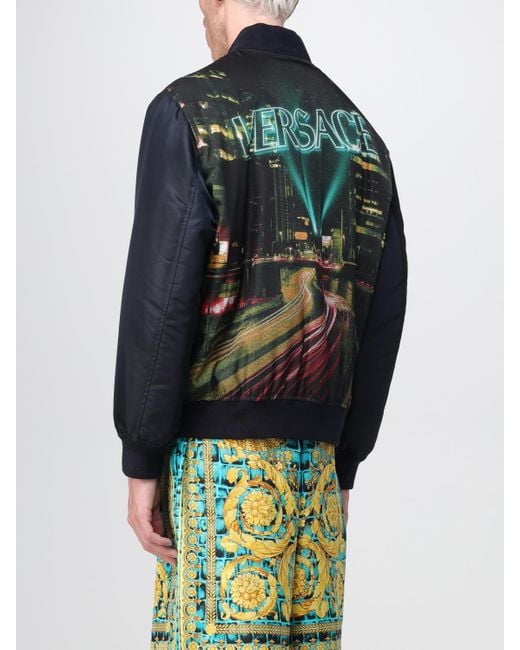 Veste Homme Versace pour homme en coloris Blue