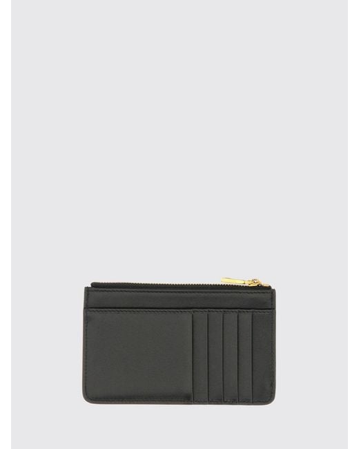 Dolce & Gabbana Black Dolce &Amp Gabbana Leather Credit Card Holder