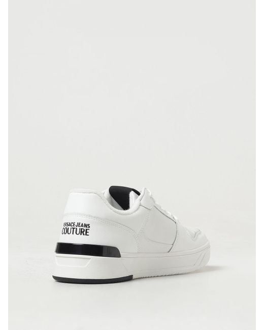 Sneakers in pelle e mesh di Versace in White da Uomo