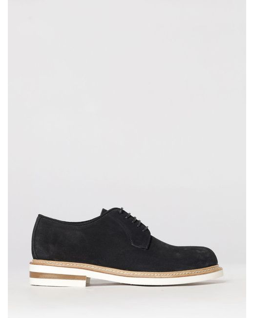 Corneliani White Suede Derby for men