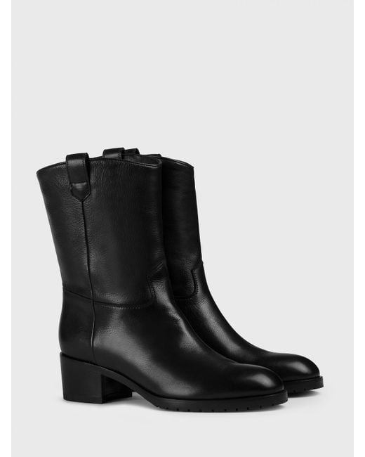 Botines Planos Mujer Doucal's de color Black