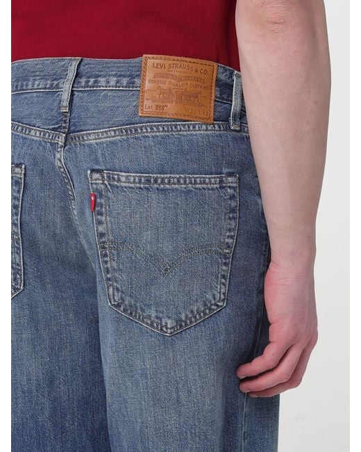 Levi's Blue Cotton Denim Palazzo Jeans for men