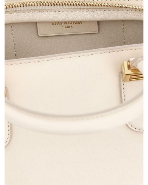 Balenciaga Natural Bowling Bolero Handbag