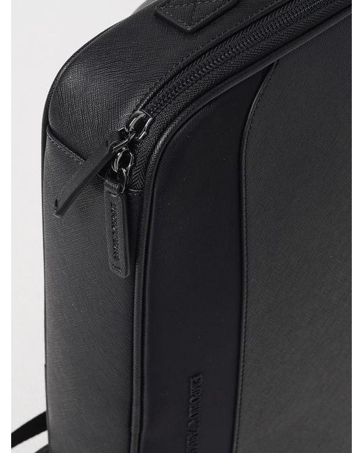 Bolsos Hombre Emporio Armani de hombre de color Black