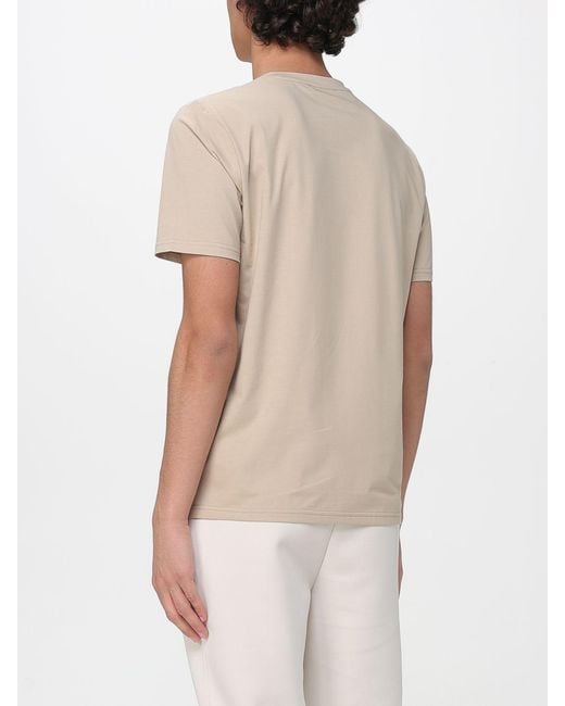 Peuterey Natural Cotton Blend T-Shirt With Logo for men