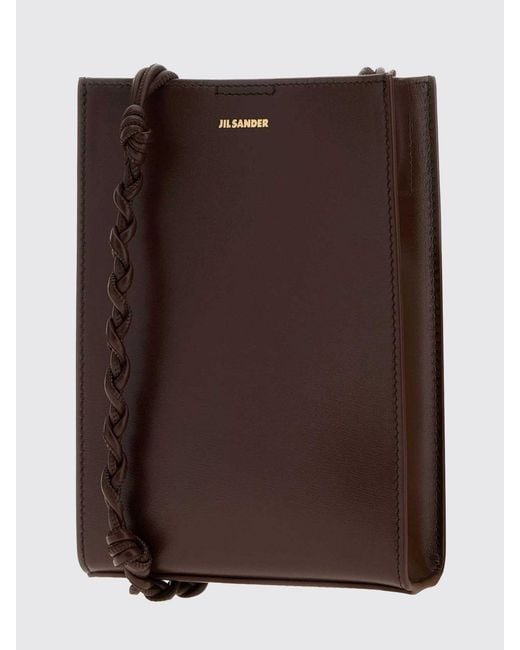 Jil Sander Brown Crossbody Bag