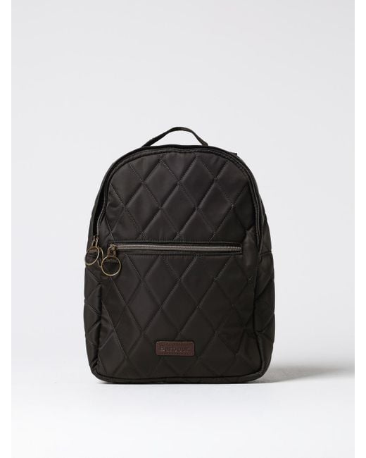 Barbour Black Backpack