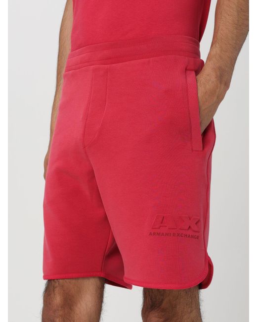 Pantaloncino di Armani Exchange in Red da Uomo
