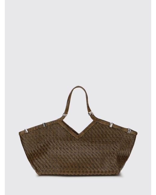 Benedetta Bruzziches Brown Usha Woven Leather Bag