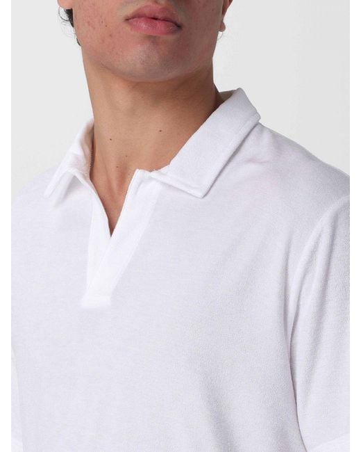 Mc2 Saint Barth White Cotton Polo Shirt for men