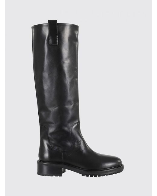 Aeyde Black Leather Boot