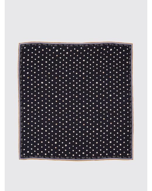 Fendi Black Polka Dot Silk Foulard