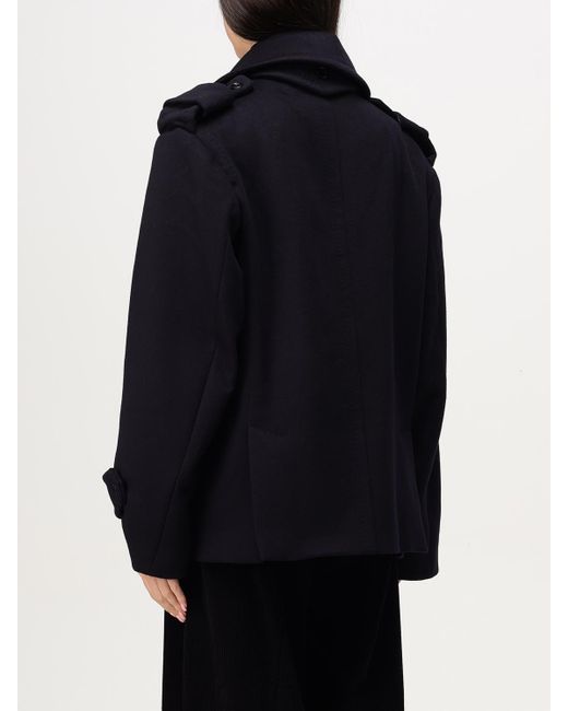 Max Mara Blue Mantel Damen