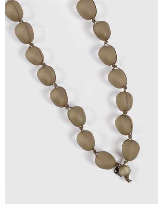 Emporio Armani White Resin Necklace