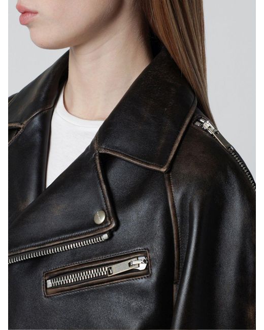 Halfboy Black Leather Jacket