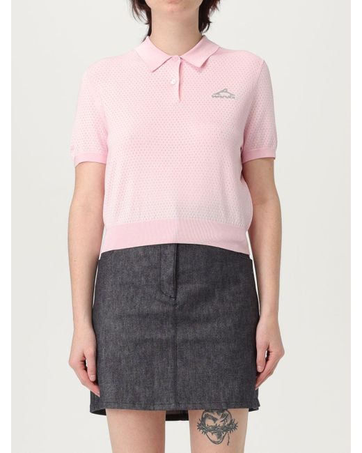 Polo di Alexander Wang in Pink