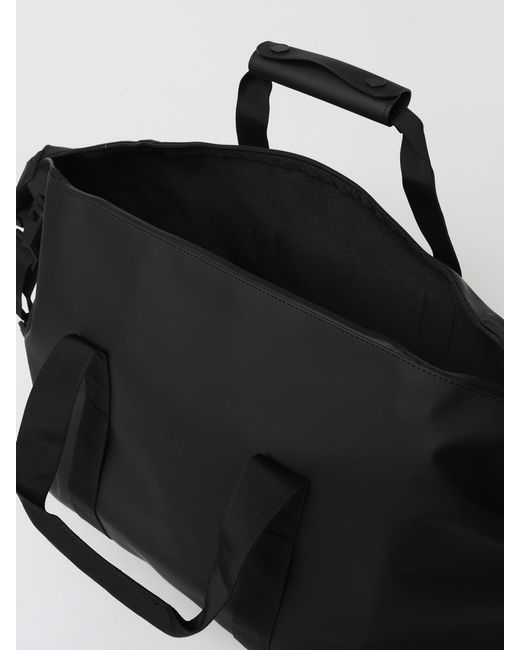 Rains Black Hilo Duffle Bag for men