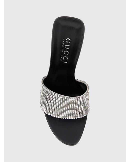 Gucci White Heeled Sandal