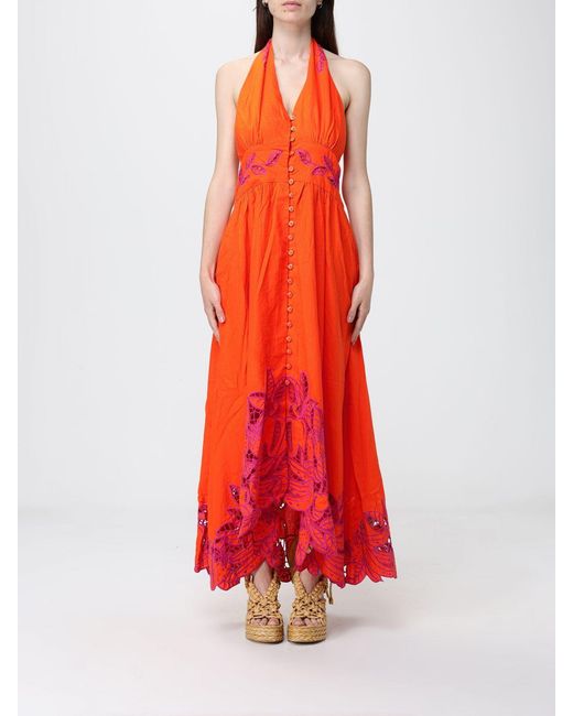 Farm Rio Red Richelieu Dress