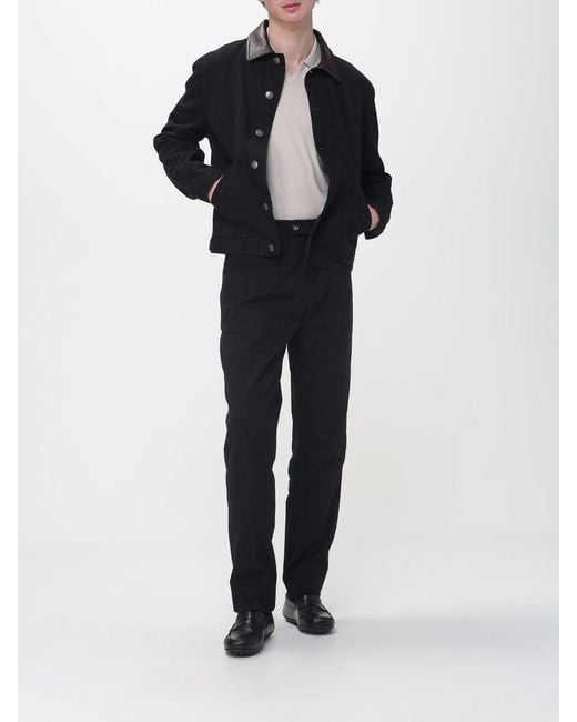Brunello Cucinelli Blue Cotton Shirt Jacket for men