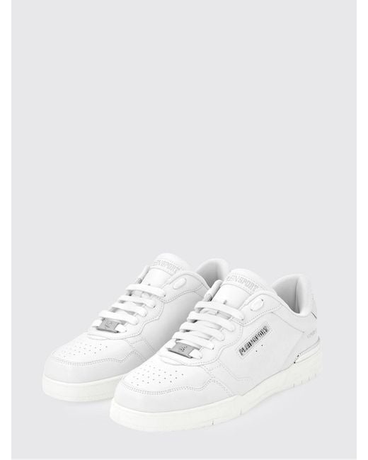 Philipp Plein White Viper Ii Leather Sneakers Philipp Plein for men