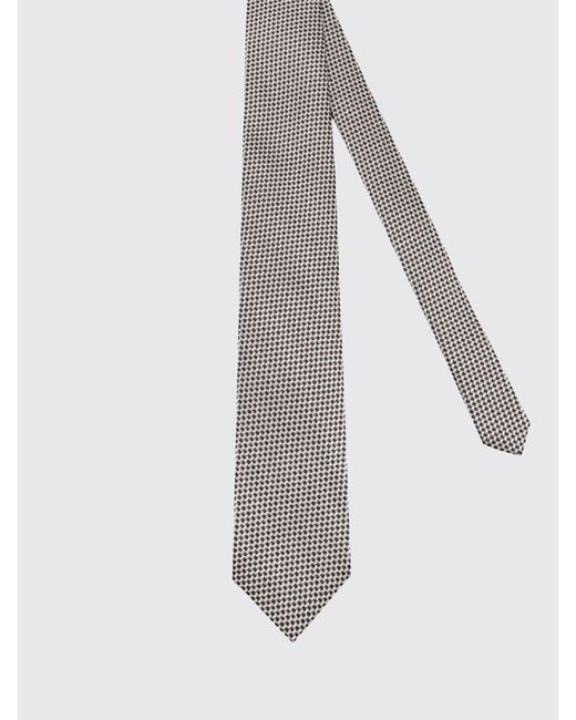 Tom Ford Gray Jacquard Silk Tie for men