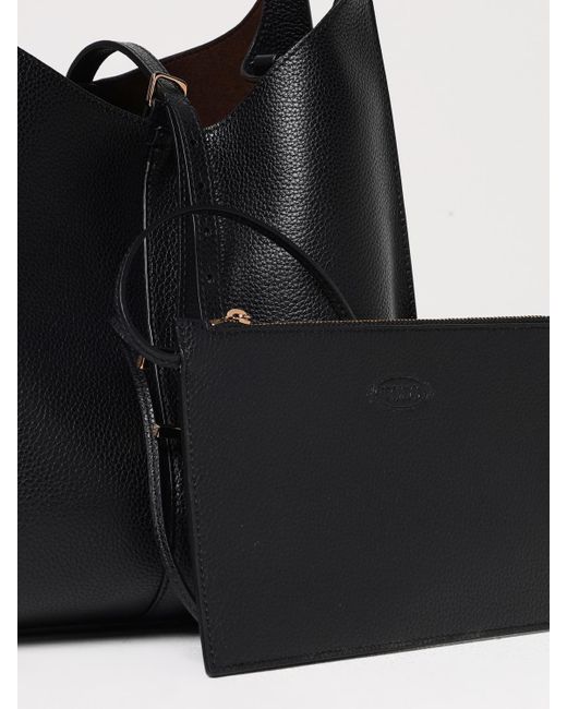 Tod's Black Schultertasche Damen