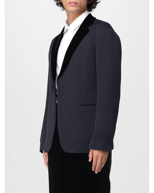 Americana Hombre Giorgio Armani de hombre de color Blue