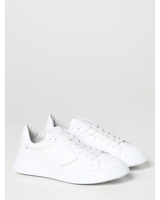 Philippe Model White Trainers for men