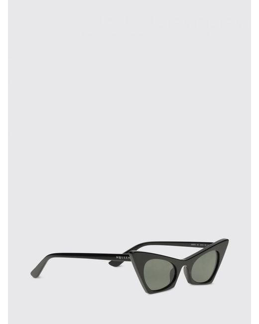 McQueen Gray Acetate Sunglasses