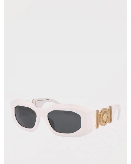 Versace White 0Ve4425U Acetate Sunglasses for men