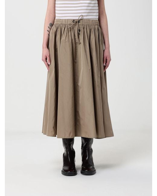 Max Mara Natural Silk Blend Midi Skirt