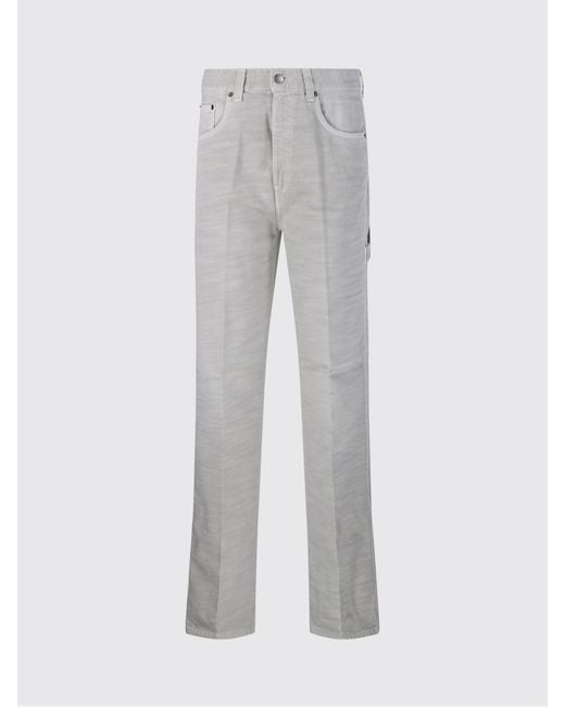 Haikure Gray Cotton Denim Palazzo Jeans