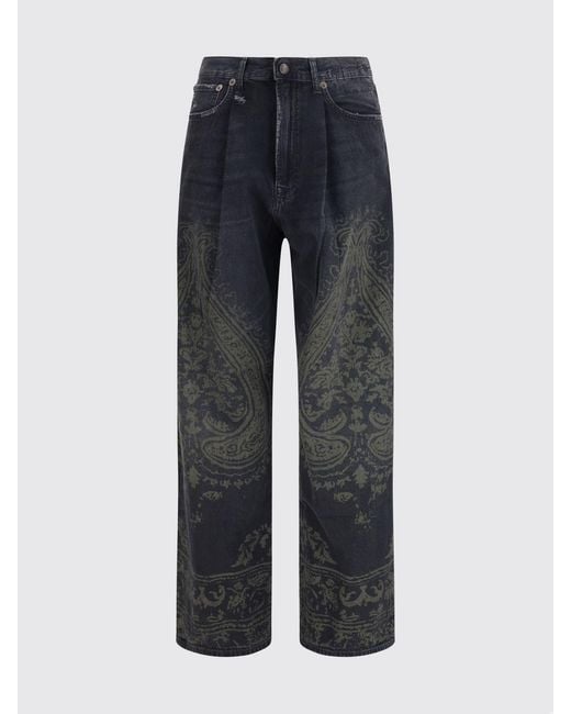 R13 Black Wide-Leg Jeans