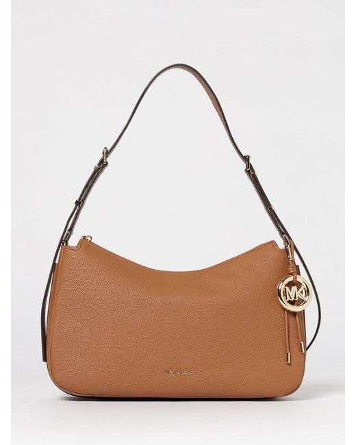 Michael Kors Brown Nolita Grained Leather Bag