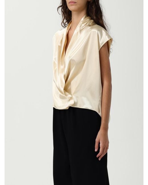 Alberta Ferretti Natural Top