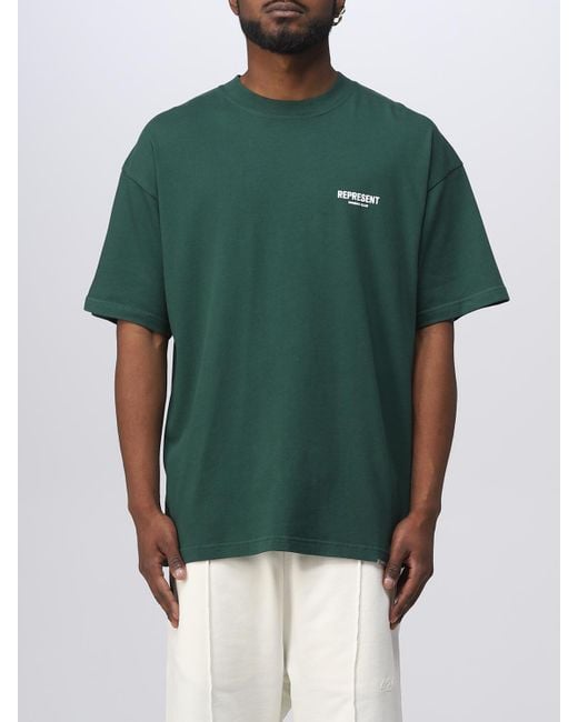 Represent T-shirt in Green for Men | Lyst Canada
