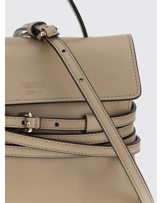 Moschino Couture Natural Shoulder Bag