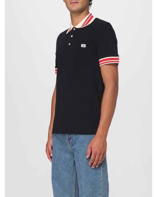 Valentino Black Polo Shirt for men