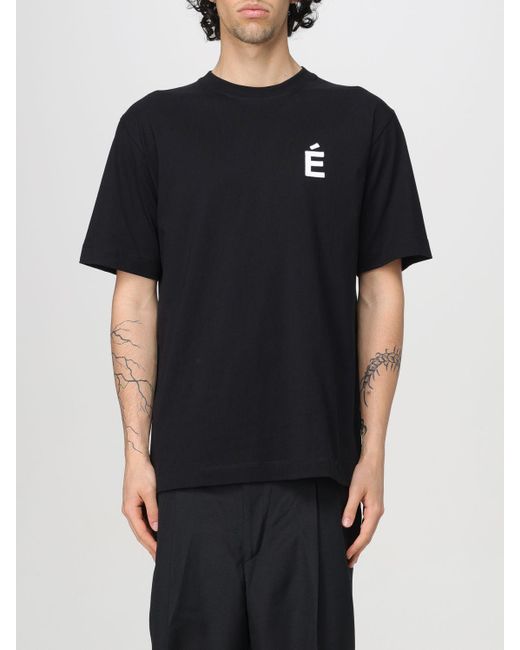 T-shirt Études in cotone con logo di Etudes Studio in Black da Uomo