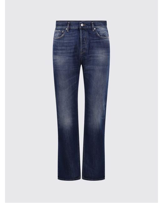 Haikure Blue Blake Straight Fit Organic Cotton Denim Jeans for men