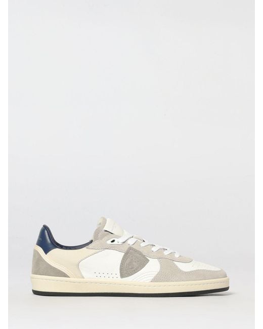 Philippe Model White Pgal Leather Sneakers for men