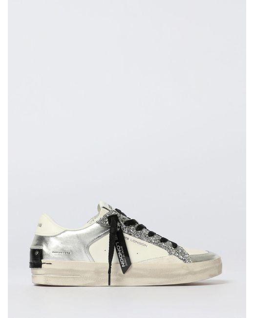Crime London White Sneakers Damen