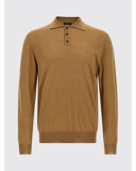 Zanone Natural Polo Shirt for men