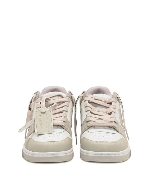 Off-White c/o Virgil Abloh White Out Of Office Leather Sneakers for men