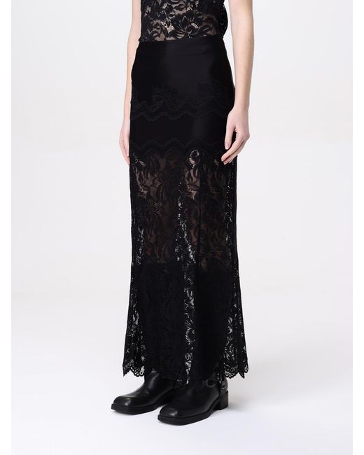 Rabanne Black Lace Skirt