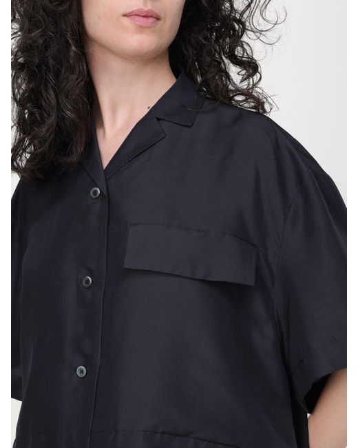 Erika Cavallini Semi Couture Blue Shirt