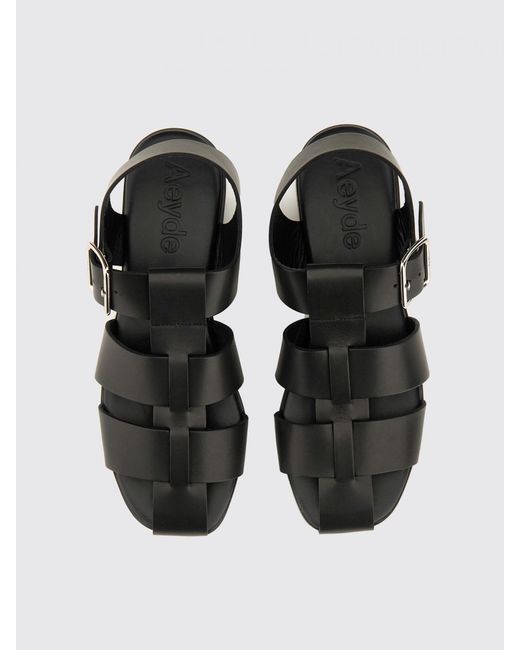 Aeyde Black Sandalen