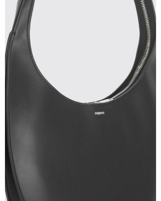 Coperni Gray Swipe Leather Bag